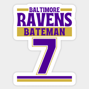 Baltimore Ravens Bateman 7 Edition 3 Sticker